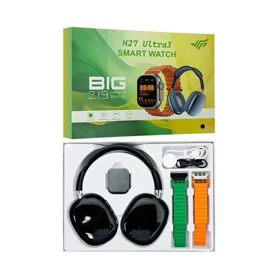 H27 Ultra 3 Combo Set |  With Air Max Headphone